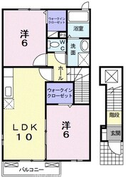 サンパティーク・メゾンＡの物件間取画像